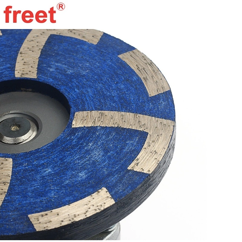 Diamond Tools 100mm Resin Filled Grinding Cup Wheels Iron Based for Concrete