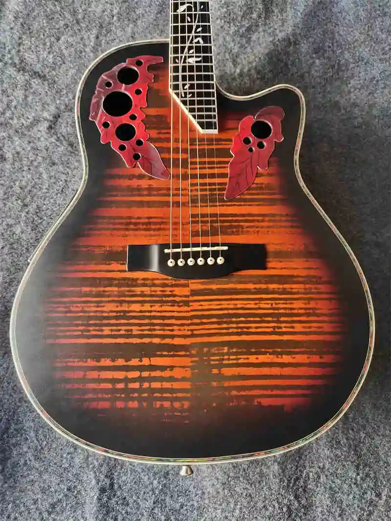 Wholesale String Instrument Electric Acoustic Guitar for Folk Guitar