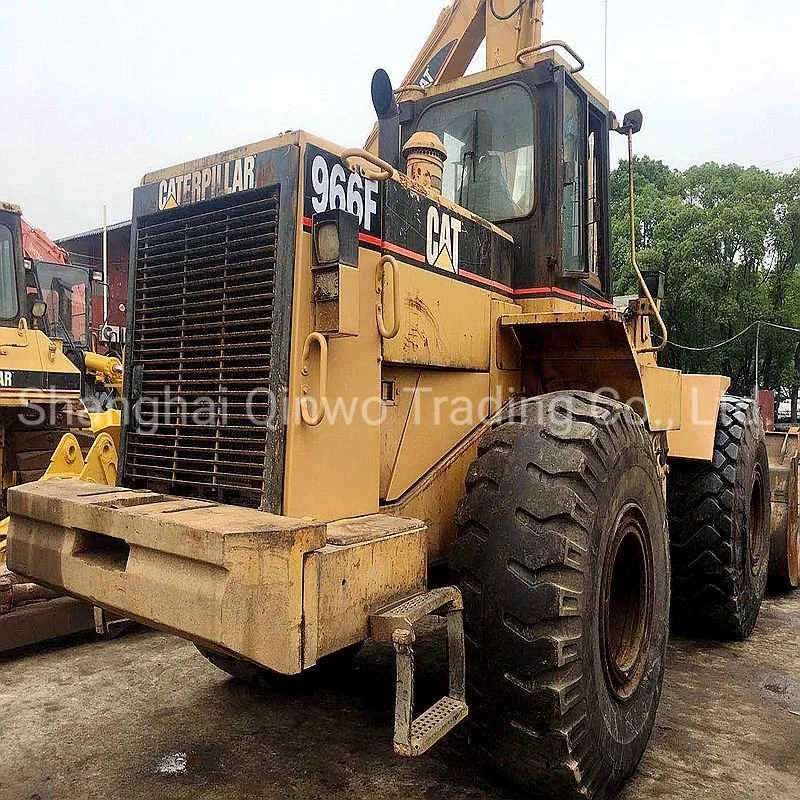 Second Hand Cat 966f Used Wheel Loader for Mining Construction