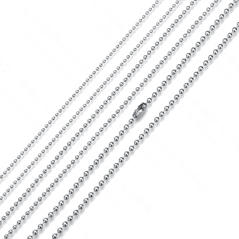 Stainless Steel Necklace Bead Chain Necklace Fashion Accessories