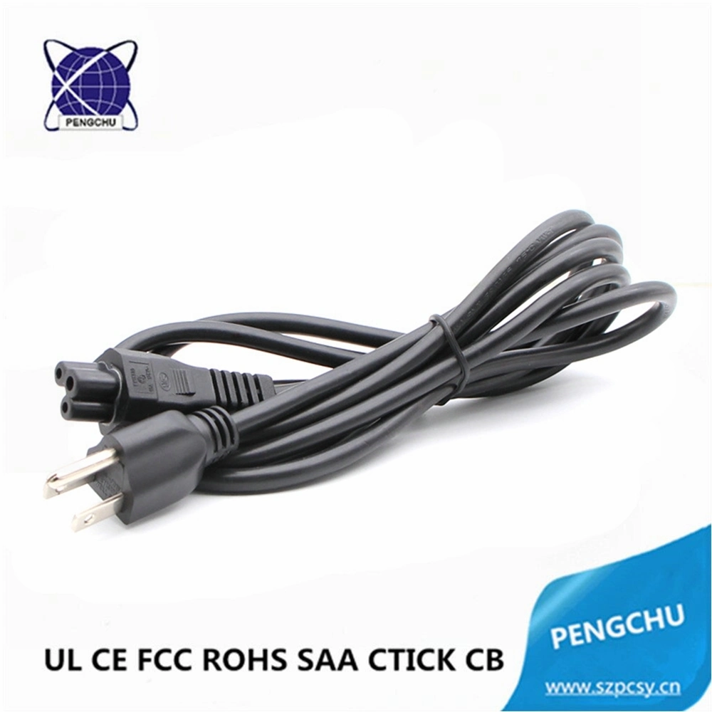 3 Pin US Power Cord extension power cable for Laptop