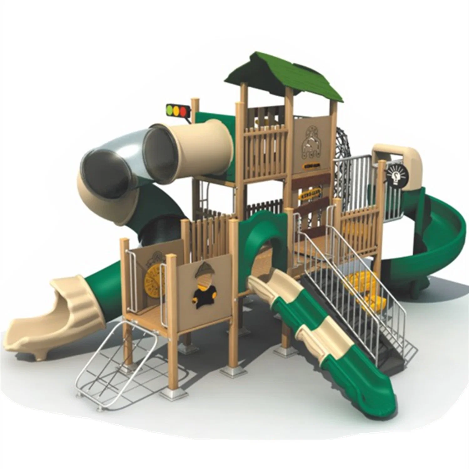 School Children Outdoor Playground Slides Kids Amusement Park Equipment 290b