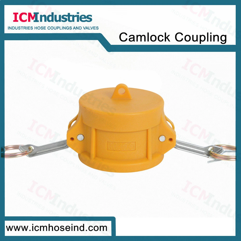 Camlock Nylon 2-1/2'' de PVC con rosca NPT conector rápido