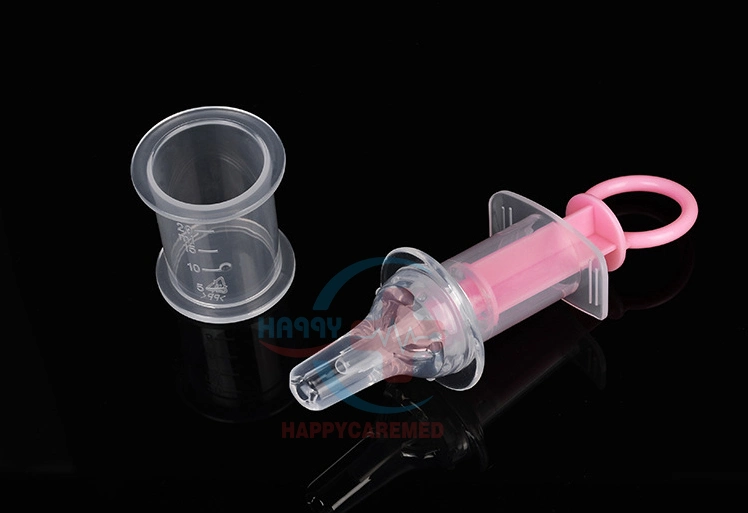 Hc-R074D Silicone Nipple Pet Liquid Syringe Feeding Pet Needle Feeder Puppy Feeding Syringe Pet Push-Type Medicine Feeder Kit