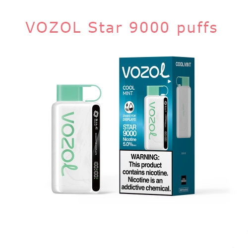 Latest Disposable/Chargeable Electronic Cigarette Vozol 600 9000 10000 12K Port Rechargeable Vozol Star 9000 Wholesale/Supplier I Vape