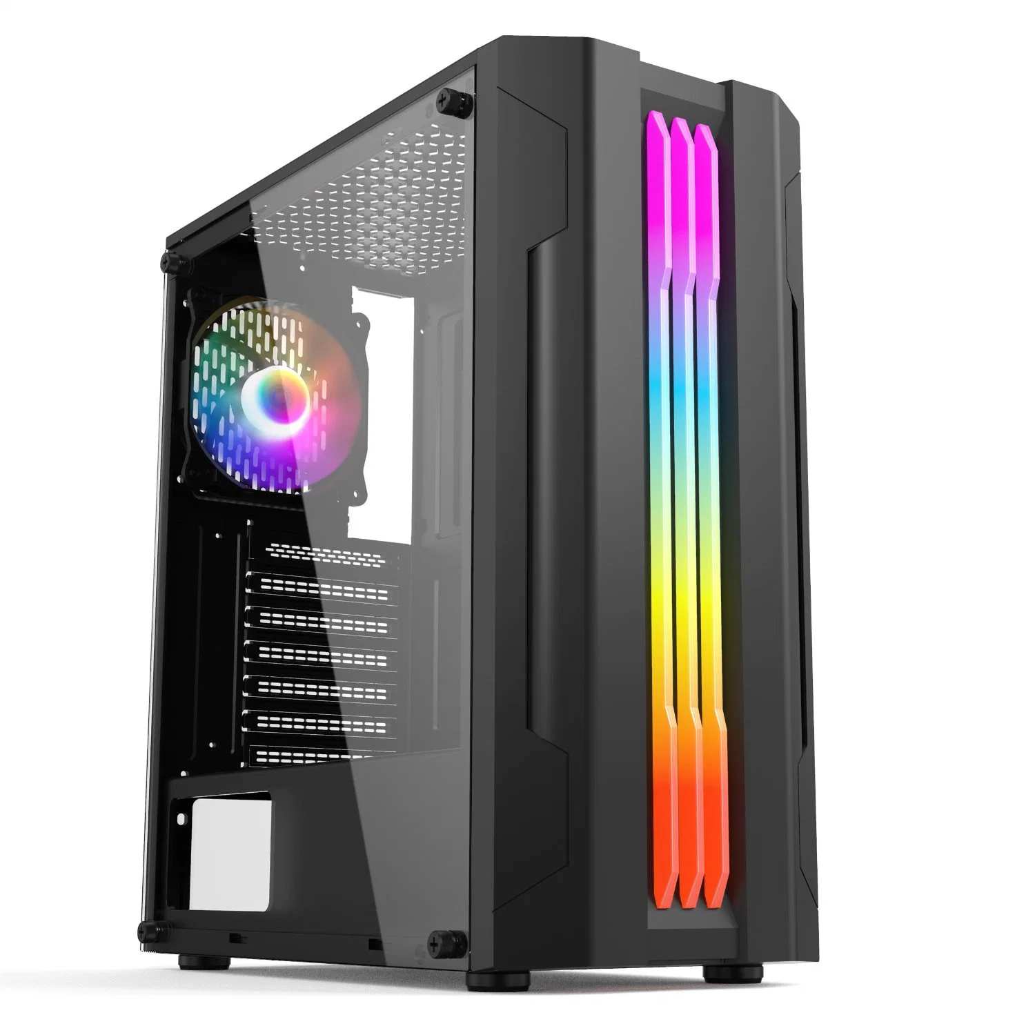 Computer Case Gaming PC Case with RGB