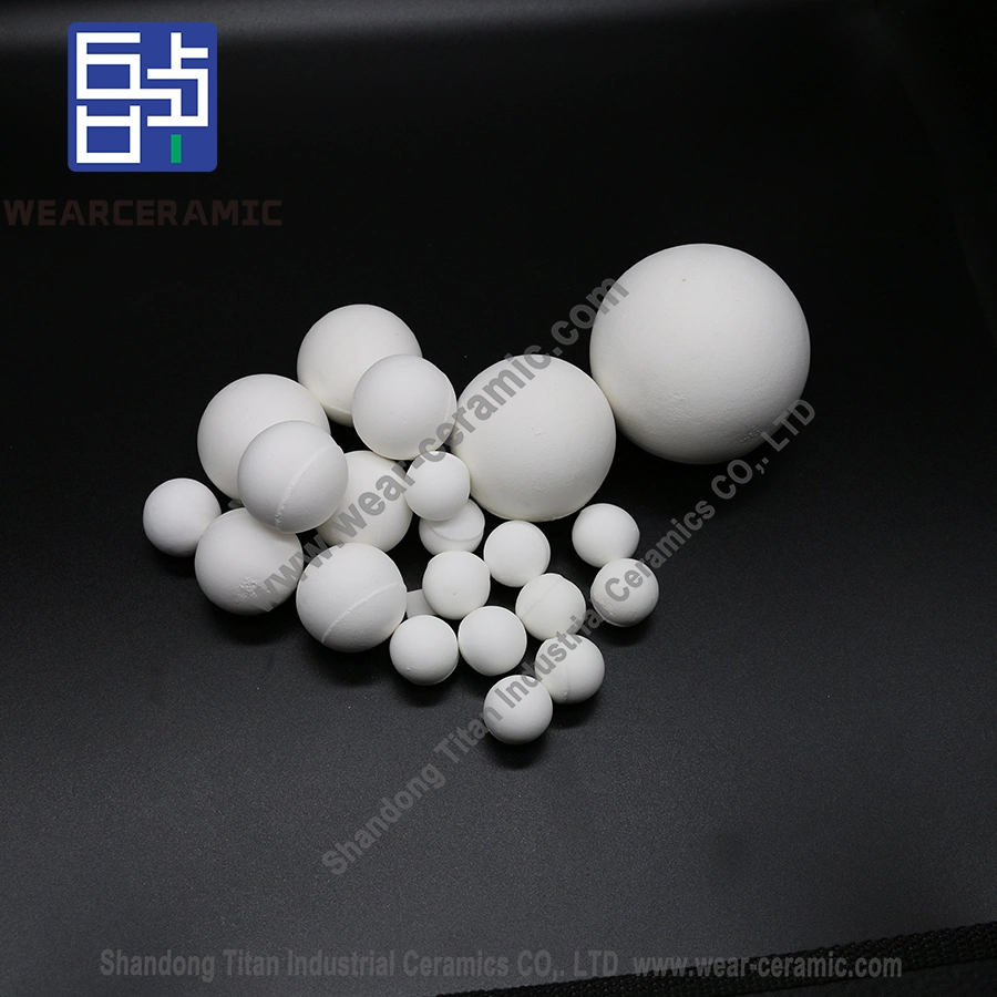 92% 95% Al2O3 bolas de cerámica de óxido de aluminio como bolas de cemento, minería de molienda