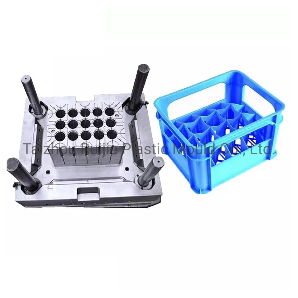 Plastic Beer Case Milk Bottle Crate Injection Mould for Sale