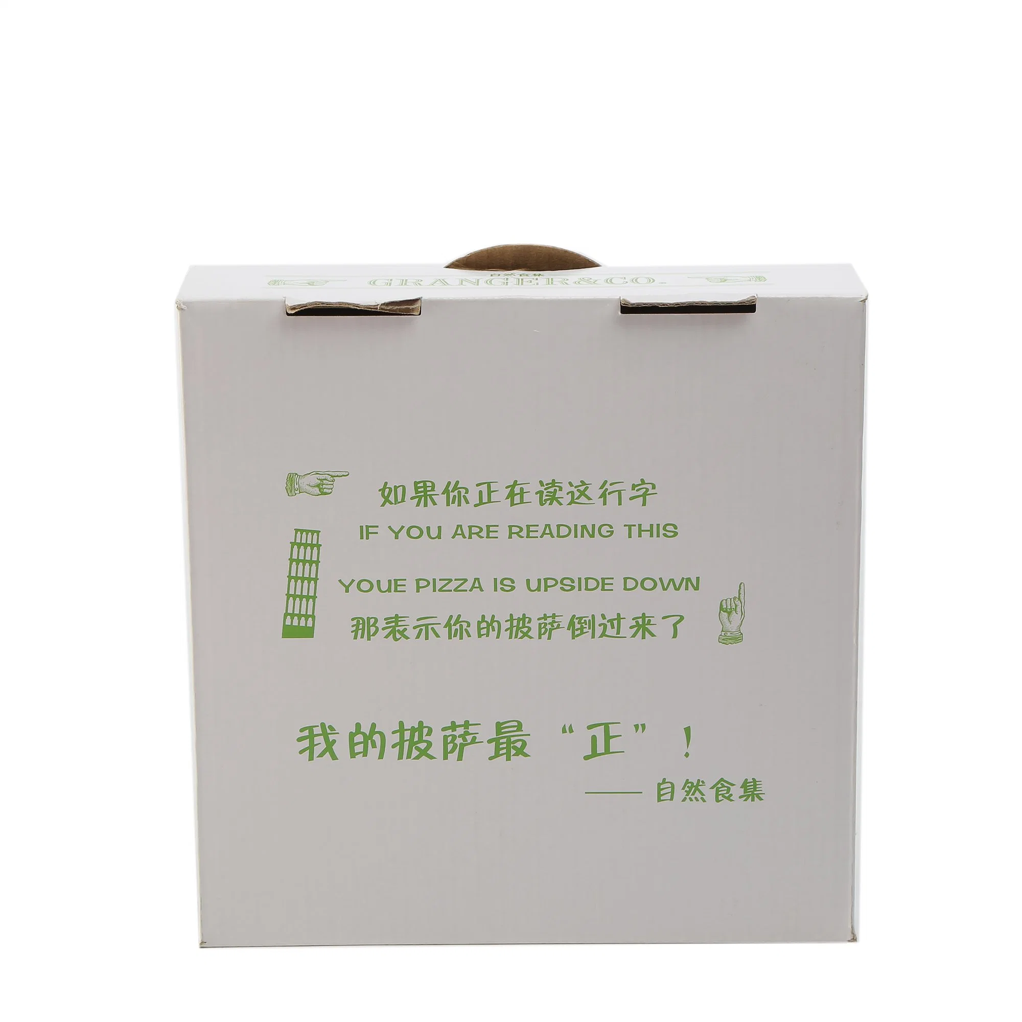 9 Inch Carton Supplier Custom Design Printed Packing Pizza Boxes with Logo