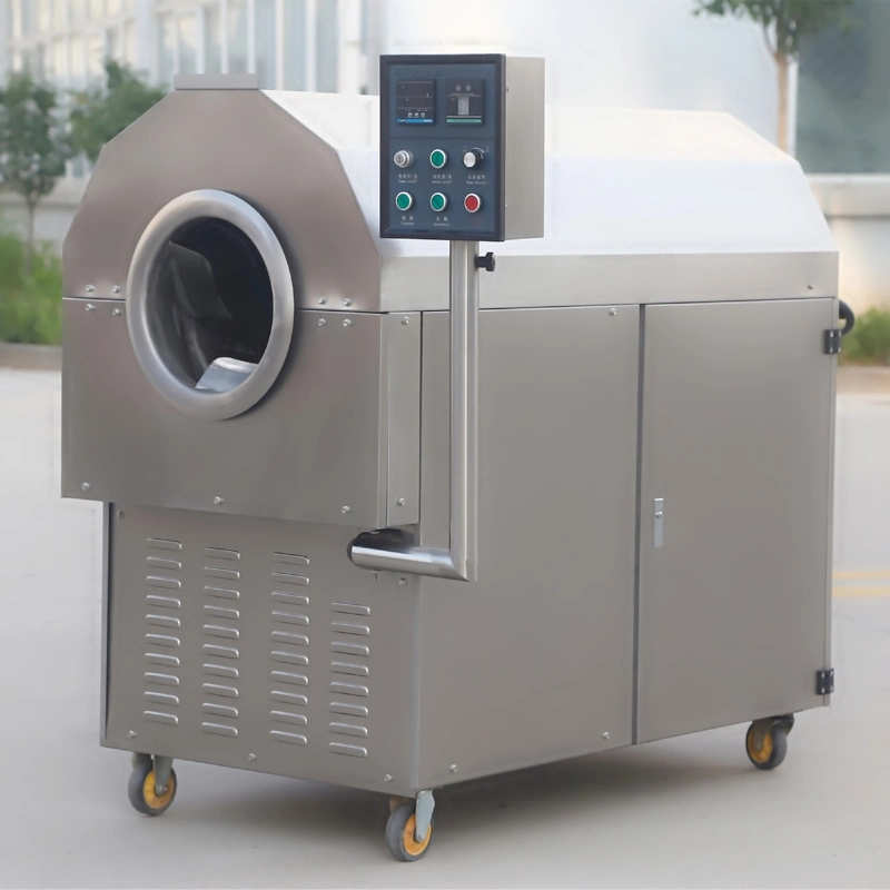 Electric Almond Roaster Production Machine Sunflower Seeds Chick Peas Soybean Roasted Machine