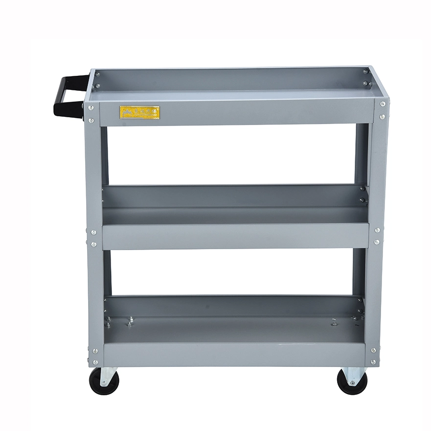 Five Colors Three Trays Handl Tool Trolley Cart