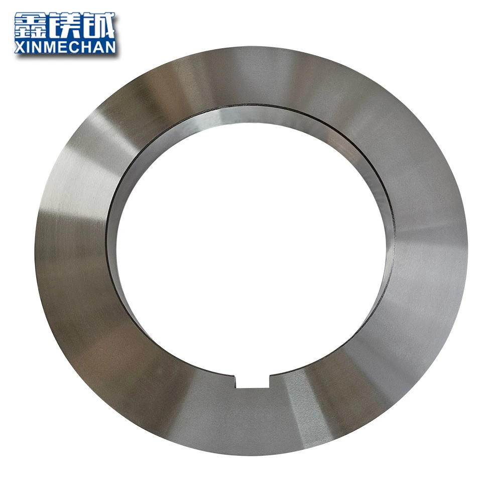 Aleación industriales fabricación de metal redondo de acero cuchilla cortadora longitudinal de la hoja de cizalla para cortar la placa de acero