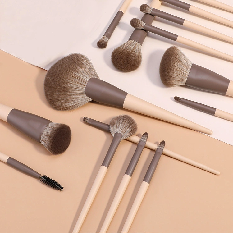 Premium Foundation Blending Blush Concealer Eye Cosmetic Makeup Brush Set