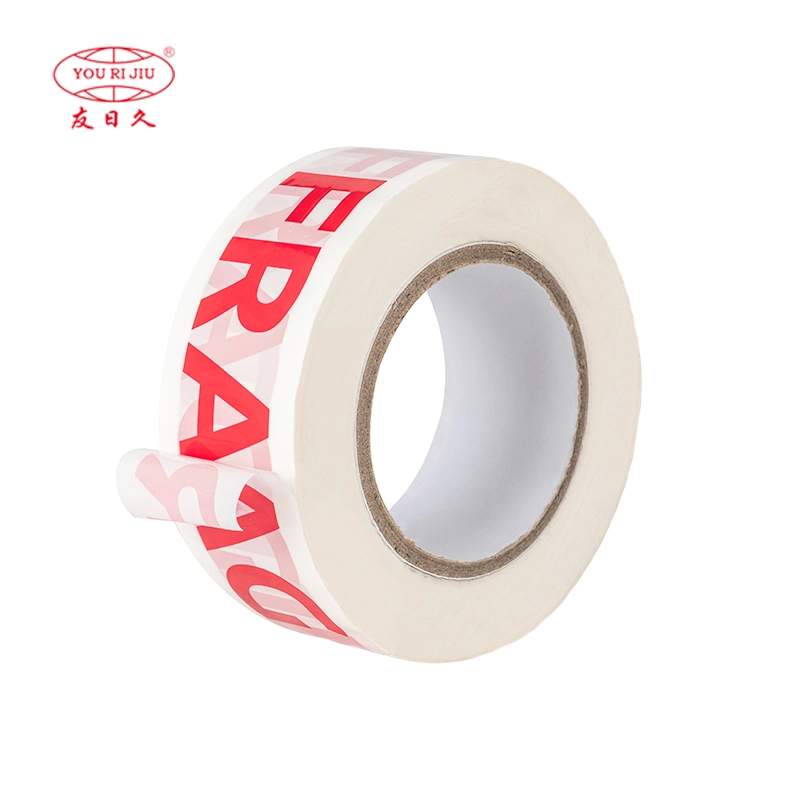 Yourijiu Custom OPP BOPP Acrylic Water-Based Clear Transparent Adhesive Tape Package Shipping Carton Sealing Tape with Logo Color Printed Packing