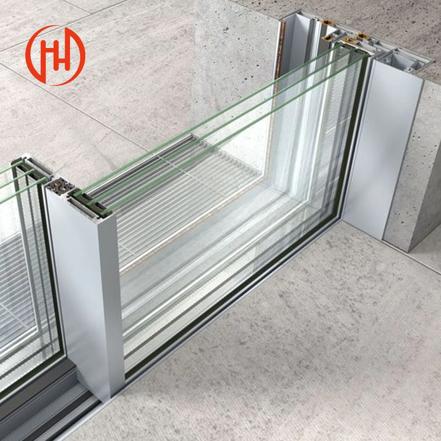 Top Quality Big Section Window Door Extruded Aluminium Alloy Frame 6063 T5