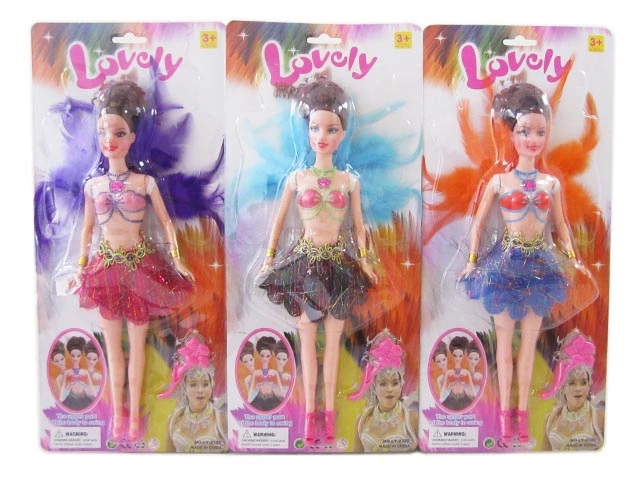 11.5 Inch Hard Material Wind up Plastic Girls Toy Doll (10217621)