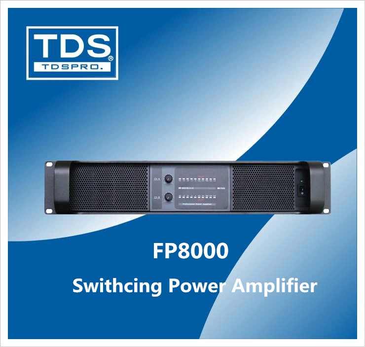 2 Channel Switch Amplifier Fp8000 for High Performance for Sound Equipment