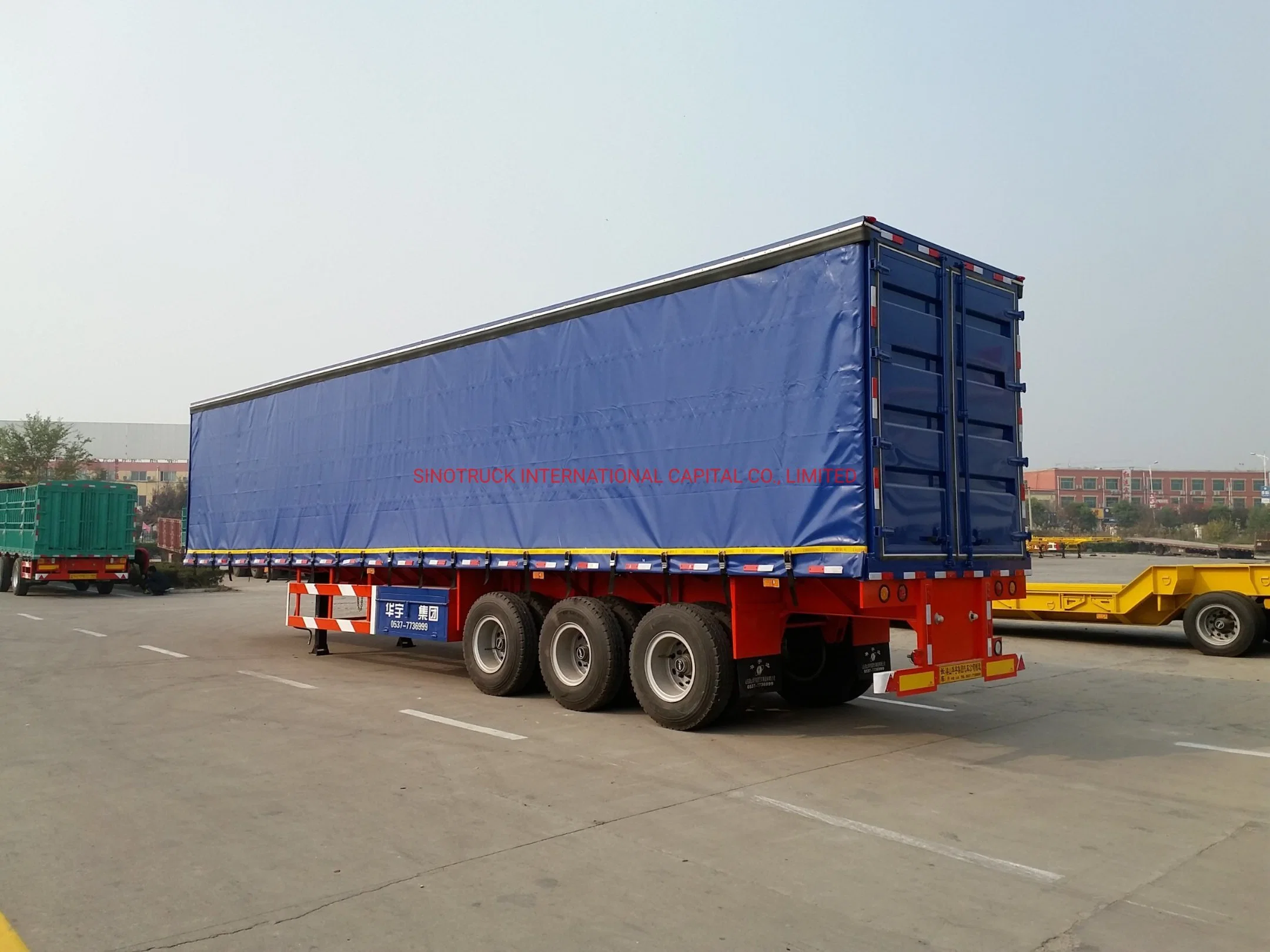 Side Curtain Cloth Car Tractor Sinotruk Sinotruck 8*4 10 Wheels 40-50 Tons Tractor Truck/Prime Mover/Trailer Head with Low Price for Sale