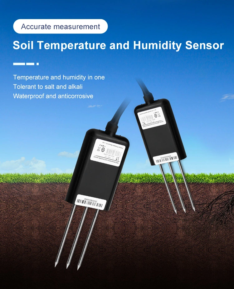 FST100-2006 conductivity moisture temperature ec soil probe for remote irrigation