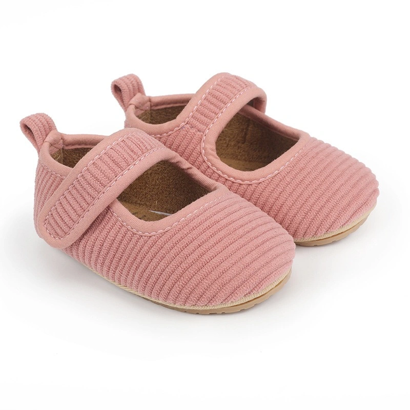 Soft Sole Baby Shoes Girls First Walker Toddler PU Leather Non-Slip for 0-24m