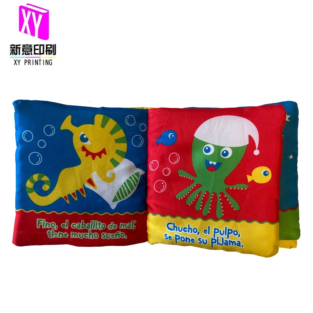 Hot Sell 3D Soft Clothbook Baby New Design Educational DIY Cute Handmade Book Early Teaching Toy for Children