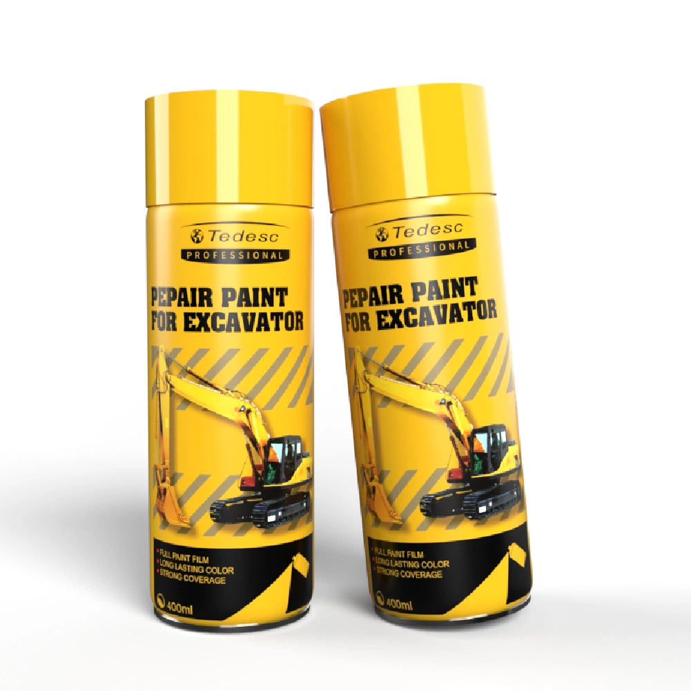 Factory Supply Yellow Spray Paint Surface Repair for Excavator/Digger/Machinery/Tractor/Plant