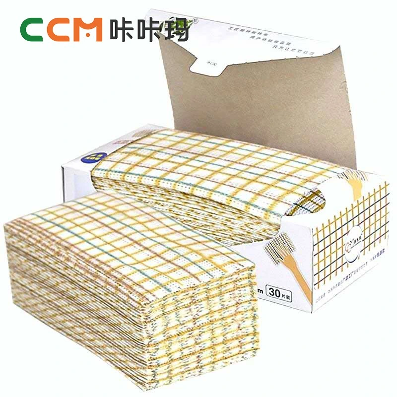 Disposable Shop Towels Square Cleaning Cloth Dry Wet Wipes Kitchen Tissue Paper