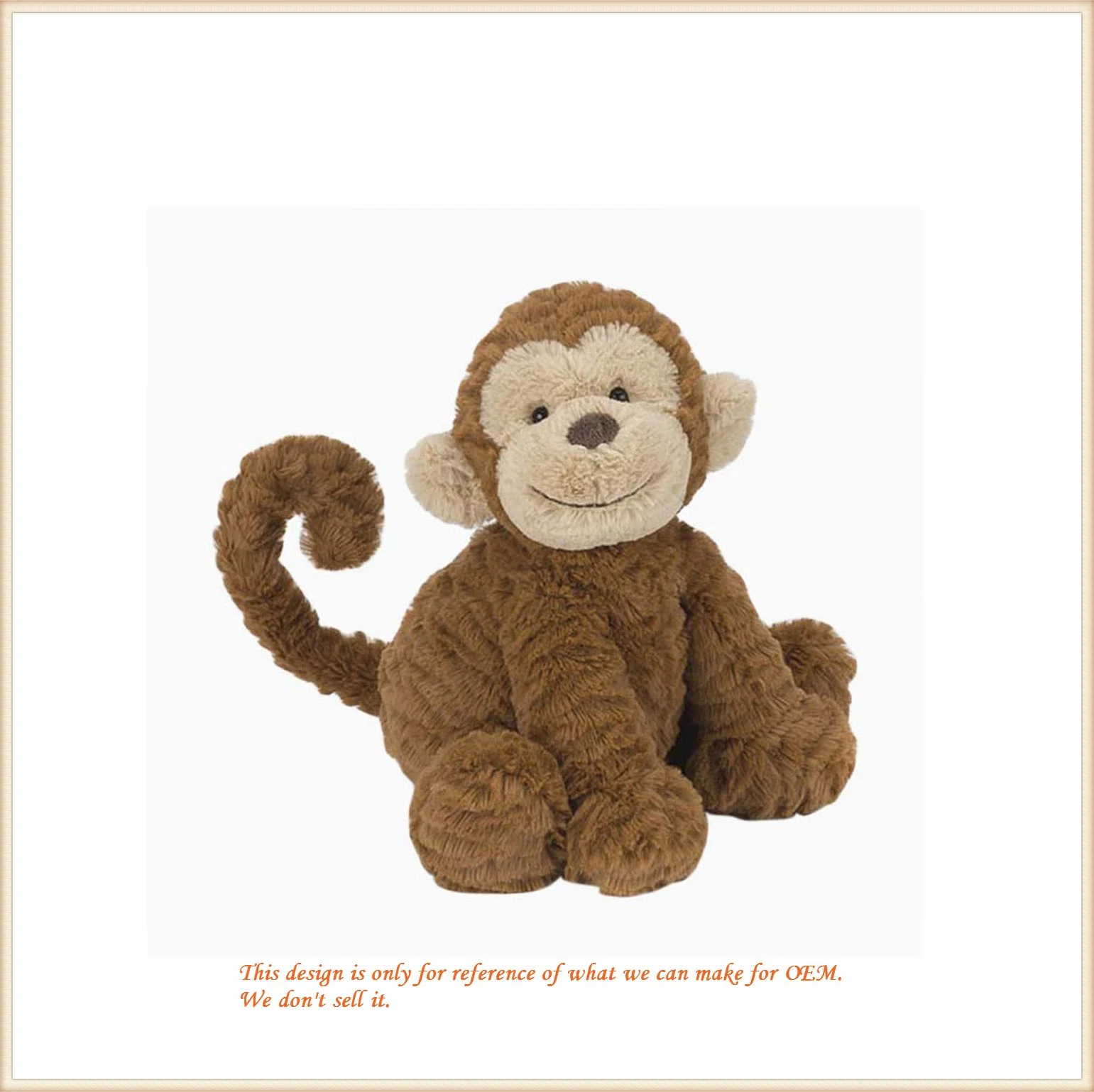 Lovely Monkey in Pajamas Wholesale/Supplier Plush/Stuffed Animal Toys