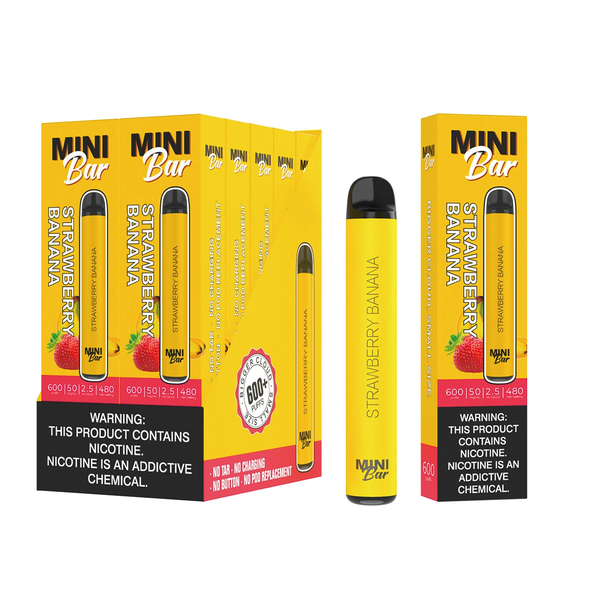 Wholesale/Supplier Cheap Price Mini Bar Ecigarette 2.5ml 450 Puffs Disposable Pod Starter Kit