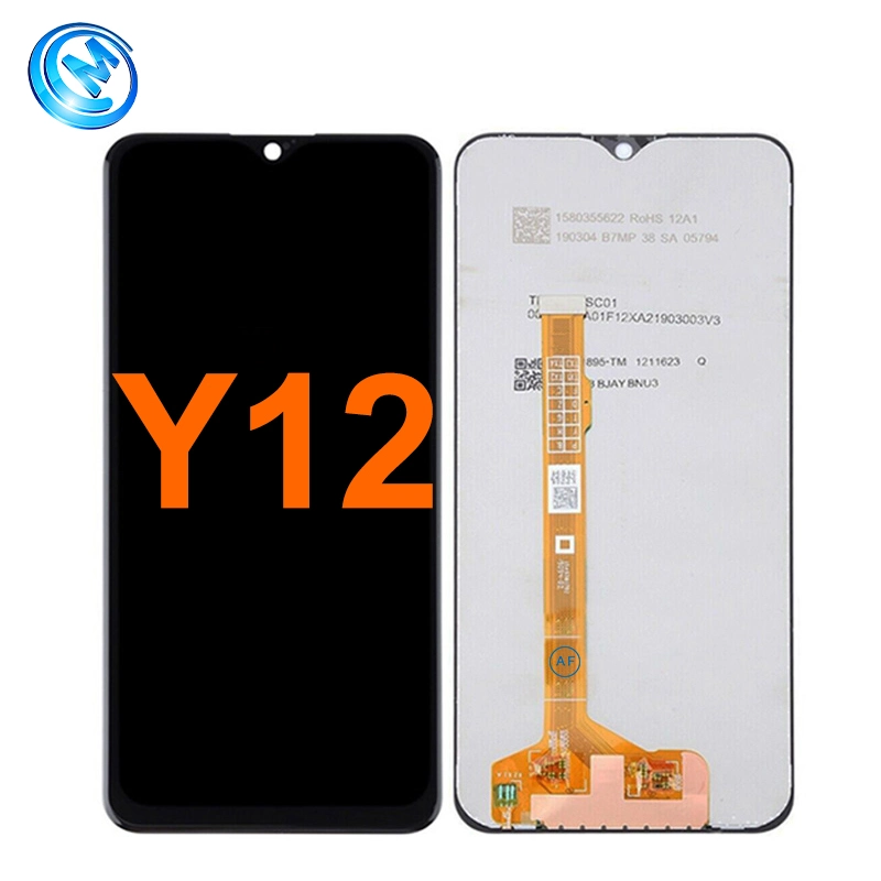 تجميع شاشة LCD تاتش ديجيتايزر لهاتف Vivo Y12/Y3/Y17 6.35 بوصة Vivo Y11/Y15/U3X/U10 2019 الأصلي مع الإطار