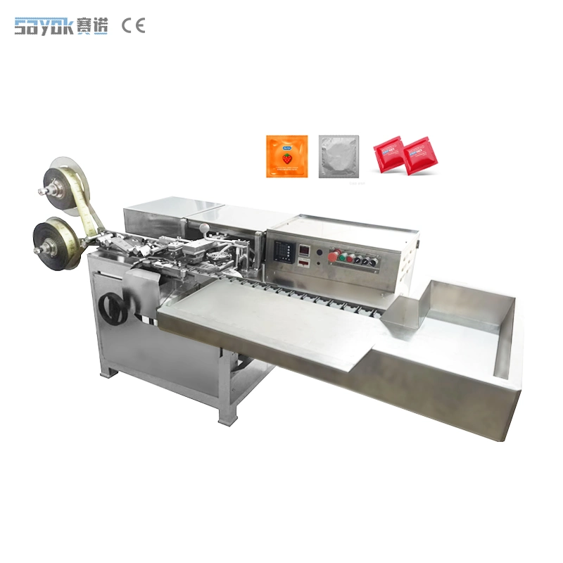 Lubricating Oil Condom Automatic Packaging Machine Counting Supplies of Raw Supplies