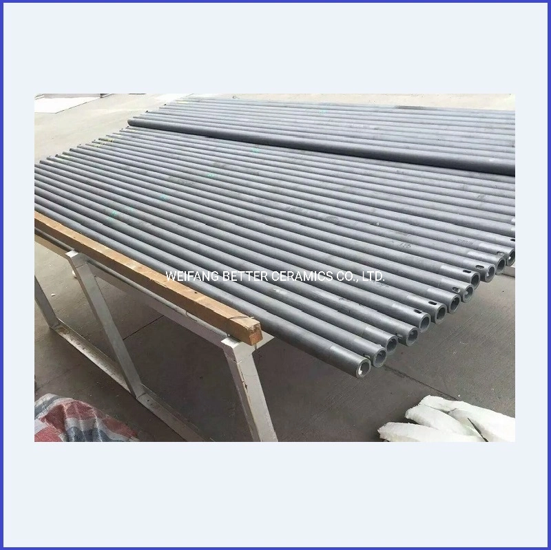 No deformation silicon carbide ceramic Sisic roller for building ceramics