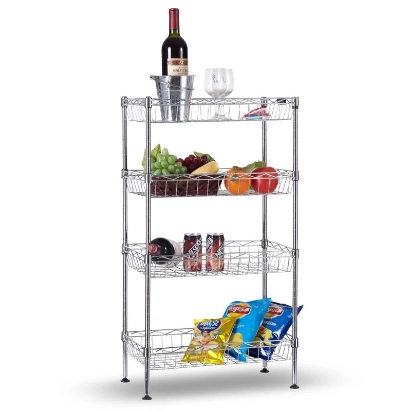 Wlt C29 Heavy Duty Chrome Steel Storage Wire Rack Kitchen Shelving