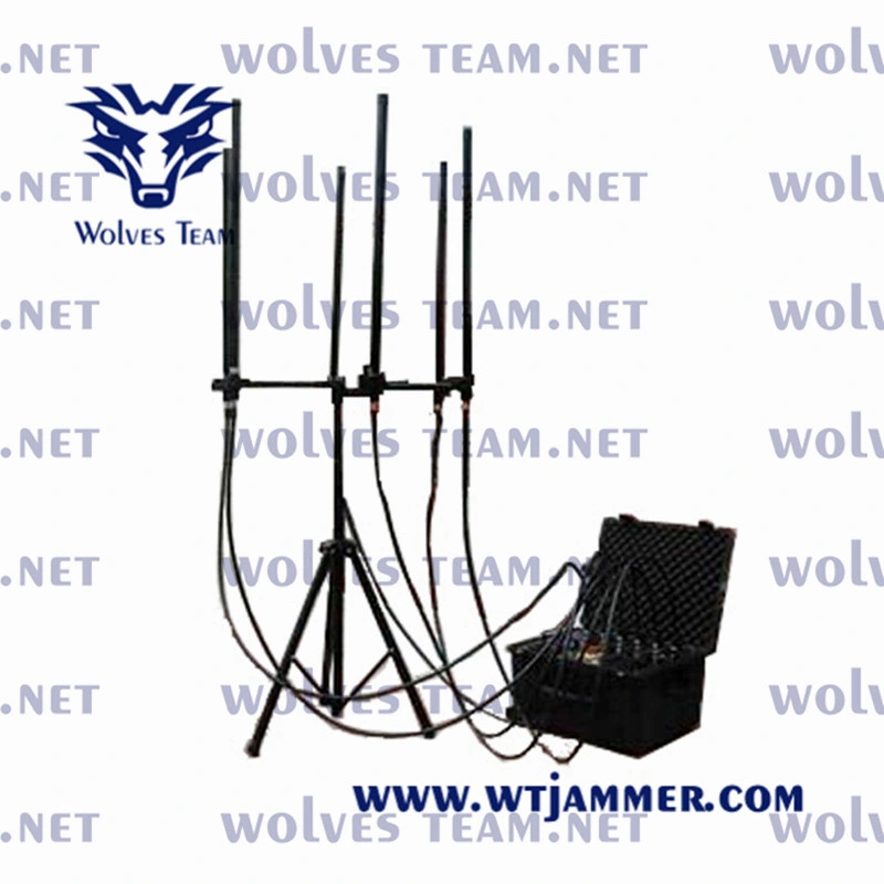 Cell Phone 330W RF Bomb Jammer Dds Convoy Jamming System