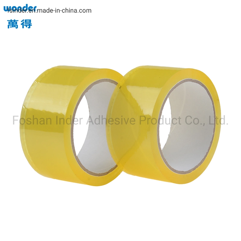 Hot Selling BOPP Acrylic Sticky Self Adhesive Cold Packaging Color Carton Sealing Tape Jumbo Roll Printed