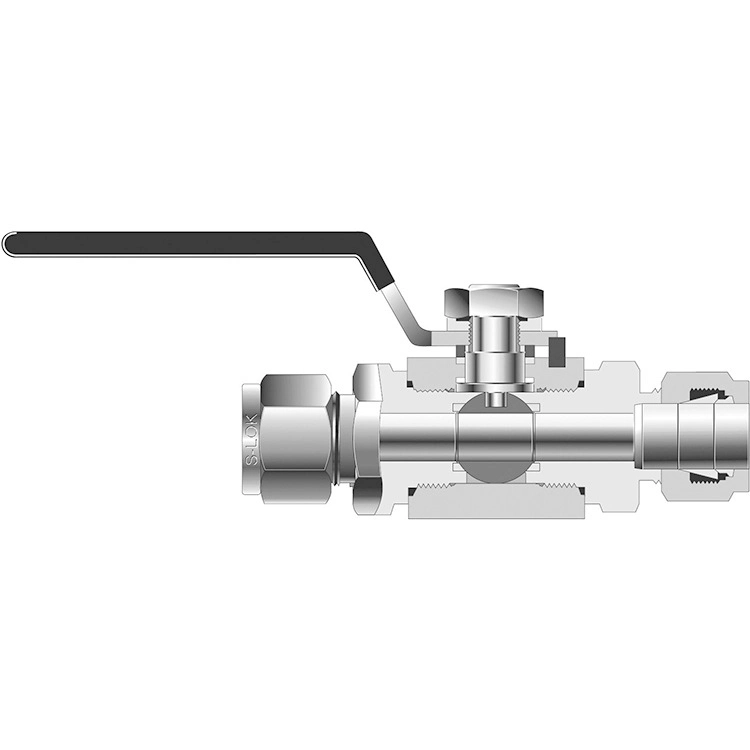 2" CNG Hydrogen Compatible Ball Valve 316 S. S. High Pressure Ball Valves