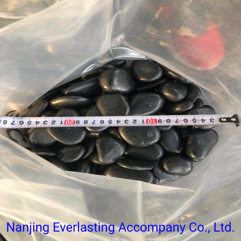 Lowe's Wholesale/Supplier Black River Rock Polished Pebble Stone Beach Pebbles for Lanscaping