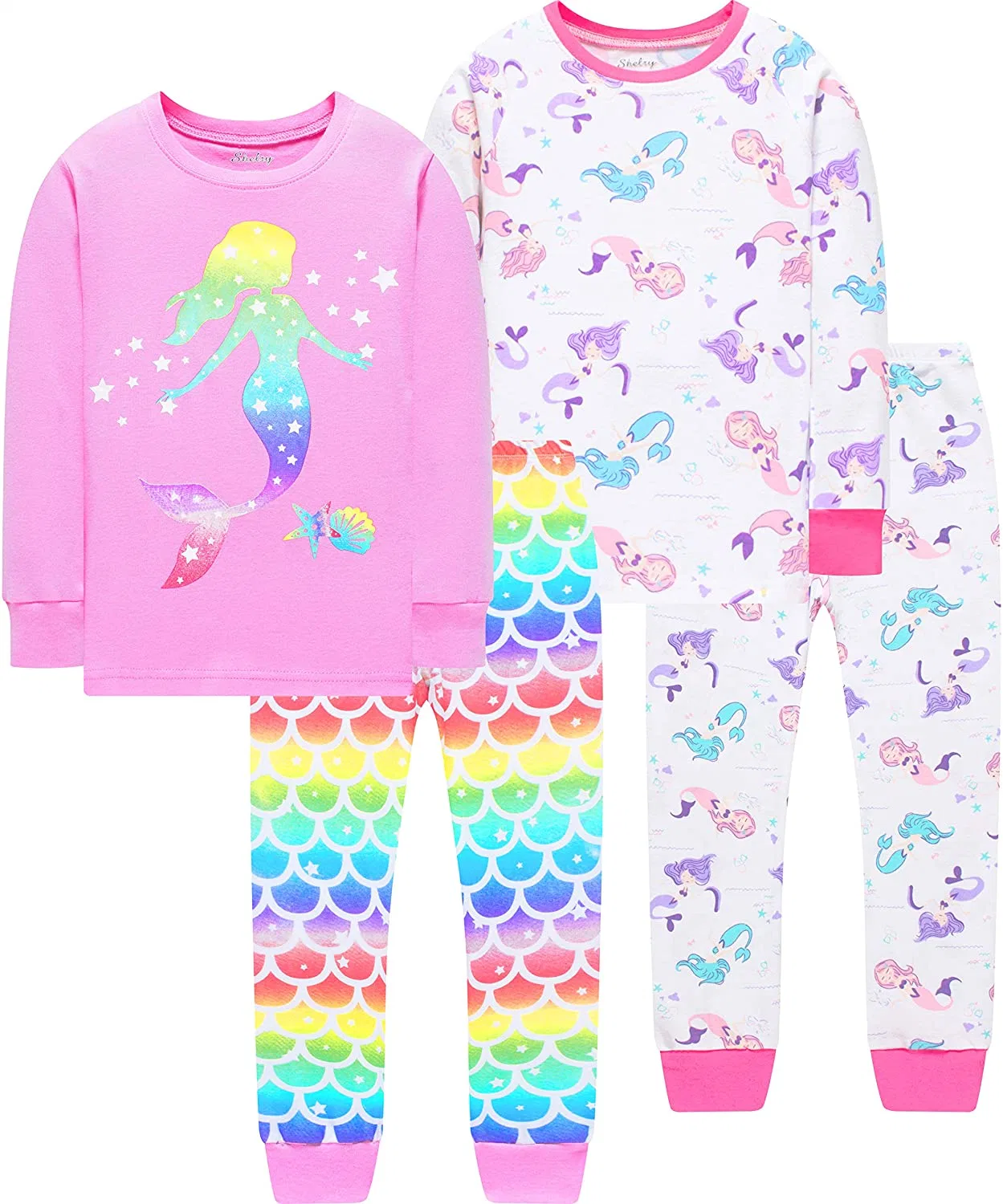 Las niñas pijamas de Navidad para niños ropa de bebé caballo Unicornio niños Pantalones de regalo