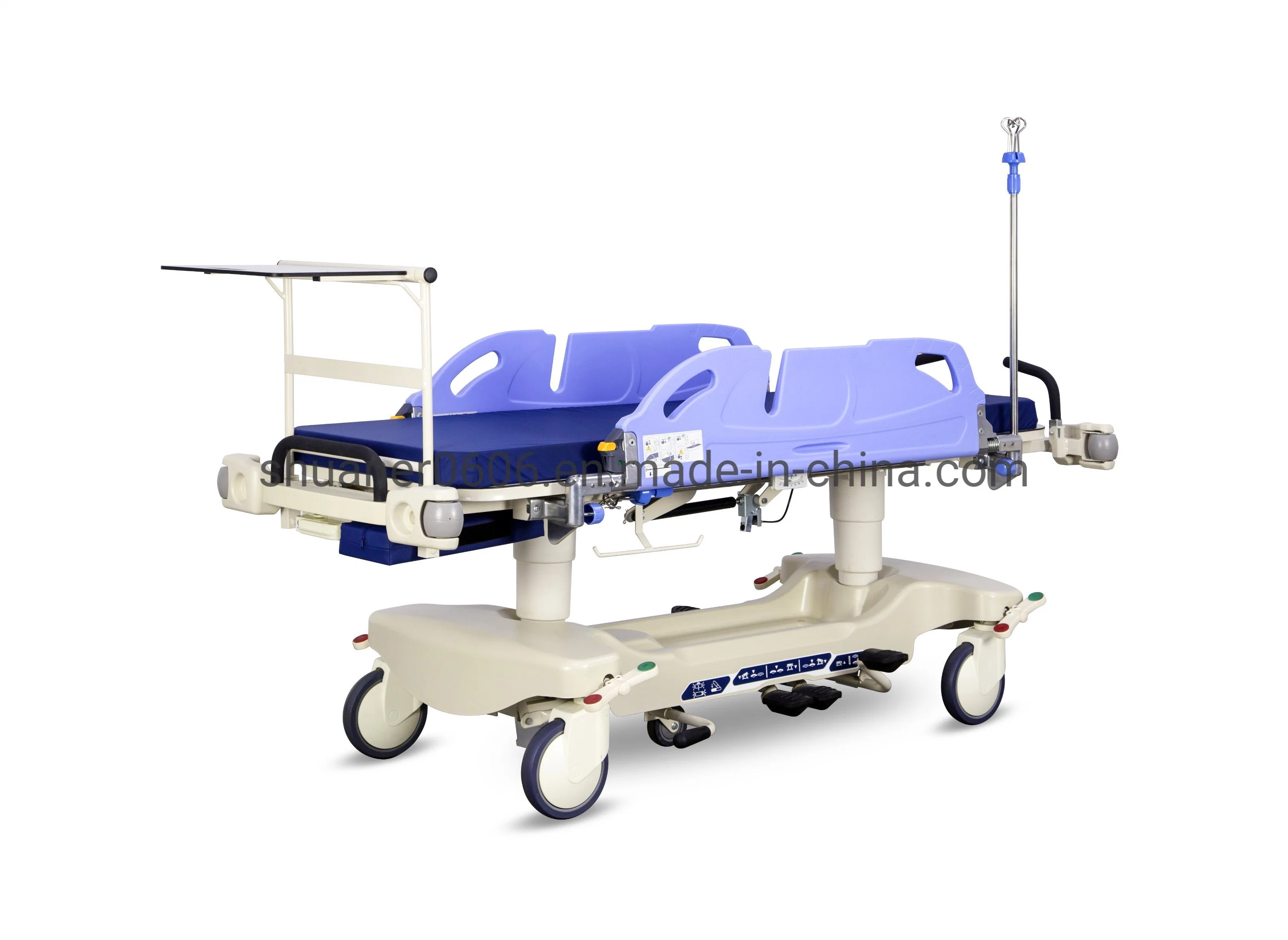 Medical Emergency X-ray Transport Hospital Hydraulic Stretcher