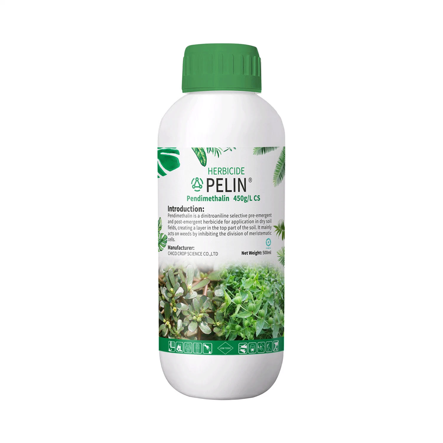 Pendimetalina 450g/L CS Pre-Emergent Post-Emergent selectiva y herbicidas.