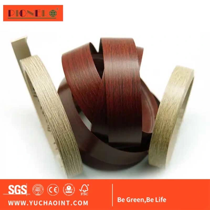 Best Selling Wood Grain Edge Band Same Color PVC Edge Banding Tape Accessories Building Material