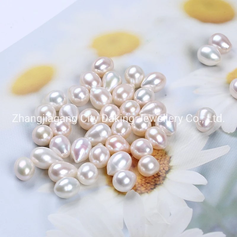 8-9mm Natural White Baroque Freshwater Pearl Loose Beads for fashion Jewelry Making