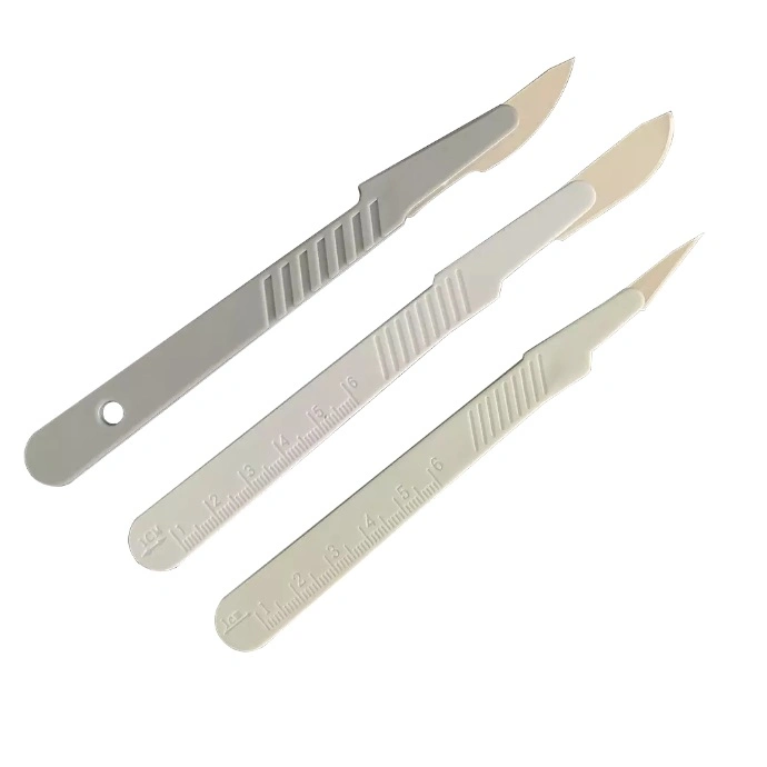 Disposable Carbon Steel Stainless Steel Scalpel Handle Surgical Blade