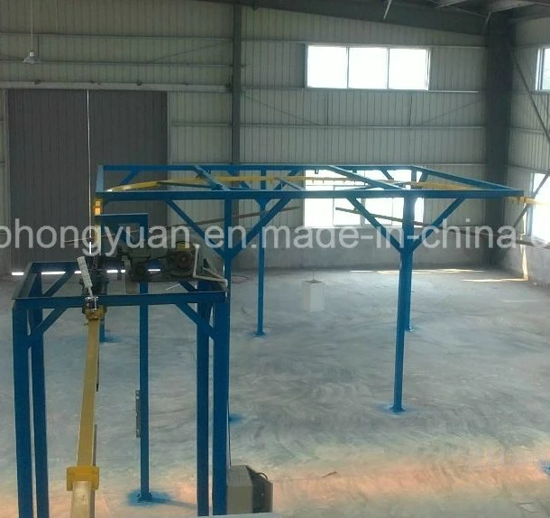 Hongyuan Powder Coating Line for Electric Panels for Home Appliances Spray Paint Booth and Curing Oven