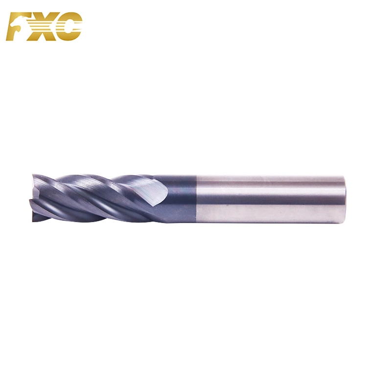 4 Flute HRC50 Solid Carbide End Mill Diamond Coating Cutting Tool