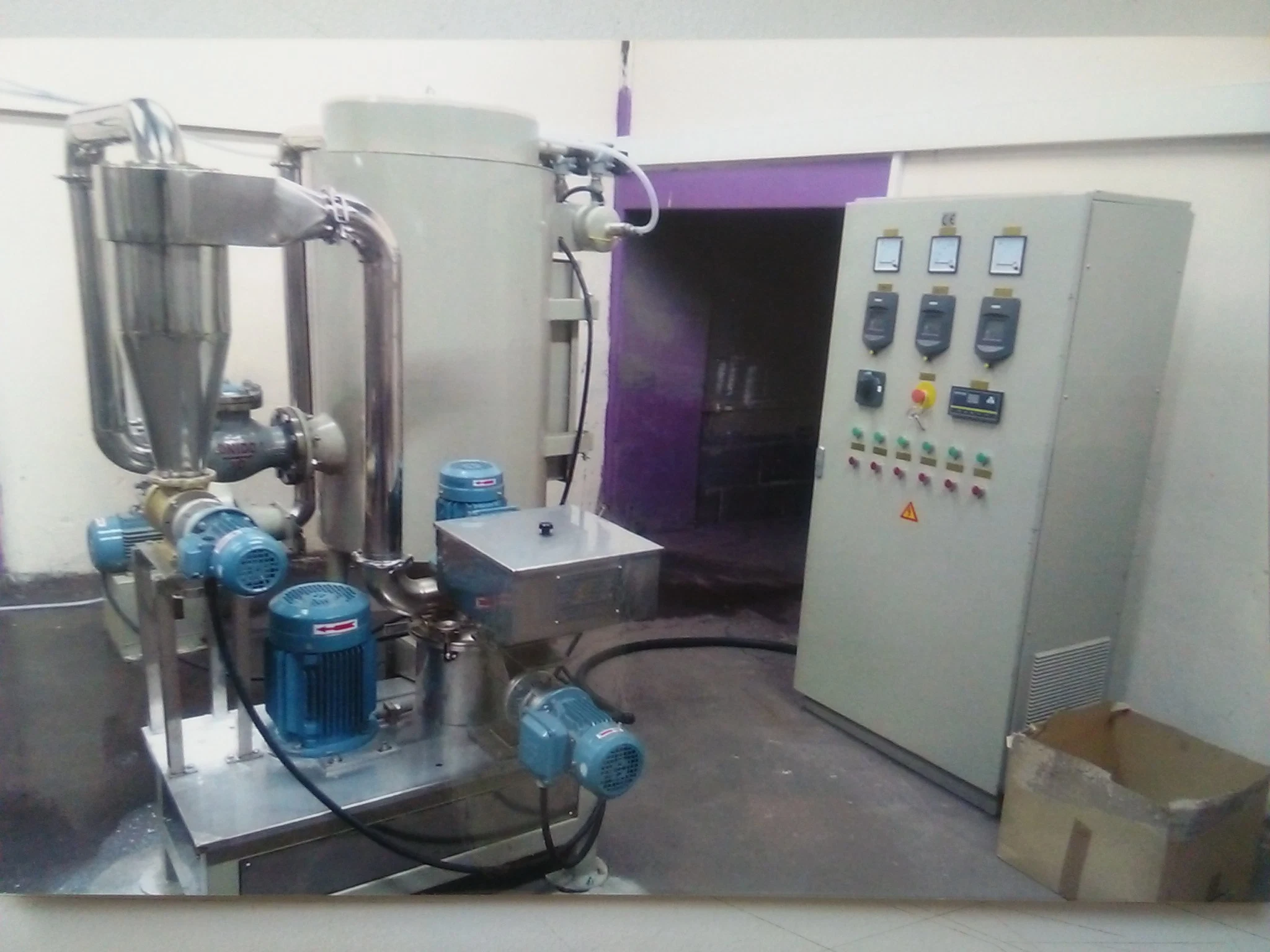 High Level Electrostatic Powder Coating Processing Machines for Powder Coatings Manufacturing