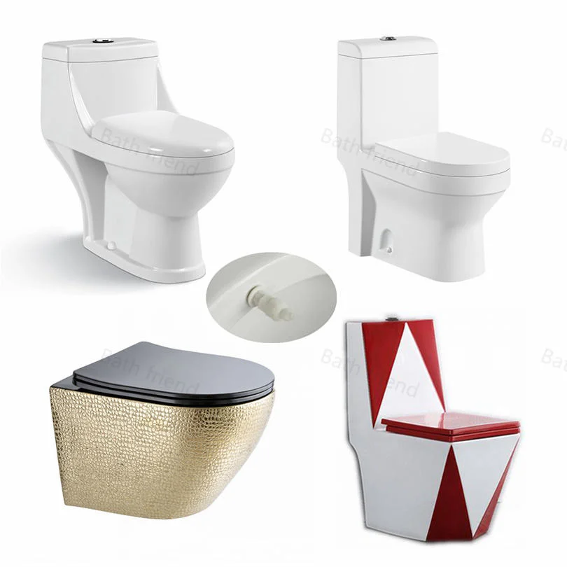 Bathroom Furniture Cheap Toilet Bowl Water Closet Golden Diamond Basin Sink Cheap Sanitary Ware Sets