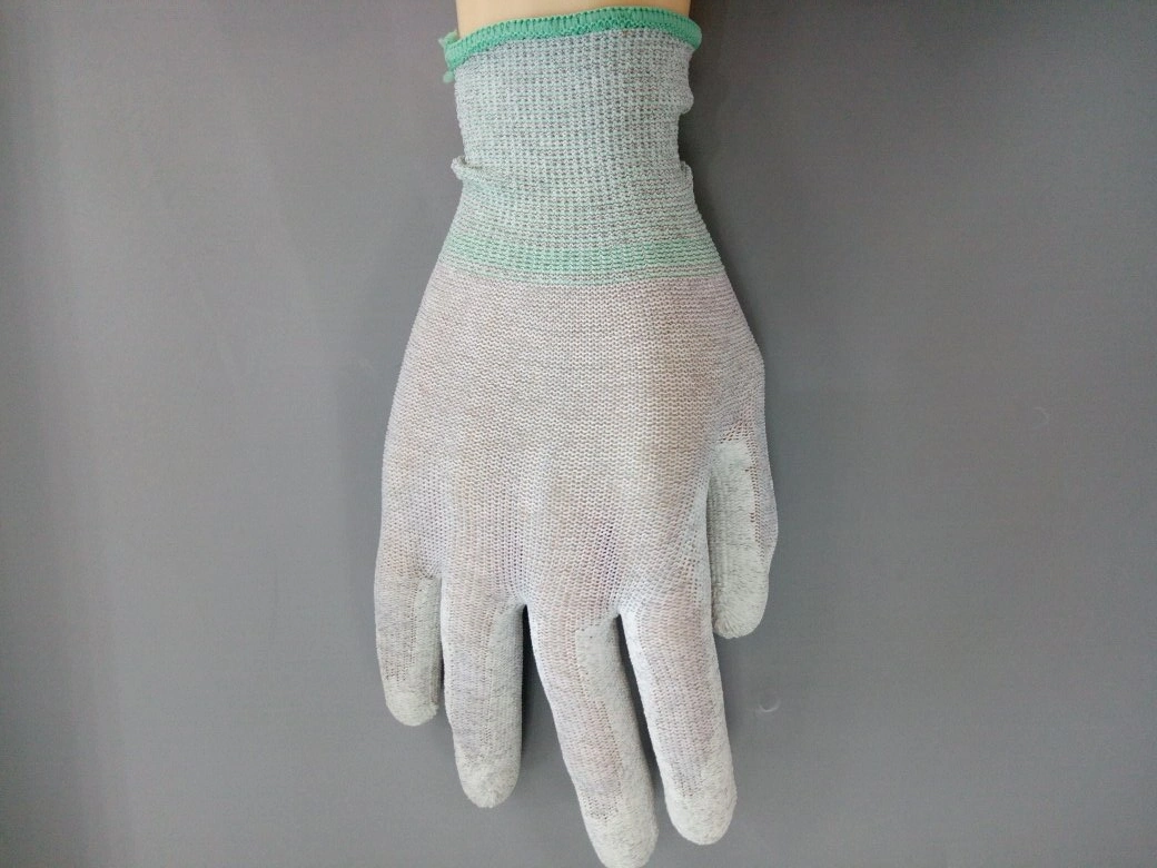 Anti Static ESD Palm PU Coated Antiskid Labor Work Gloves