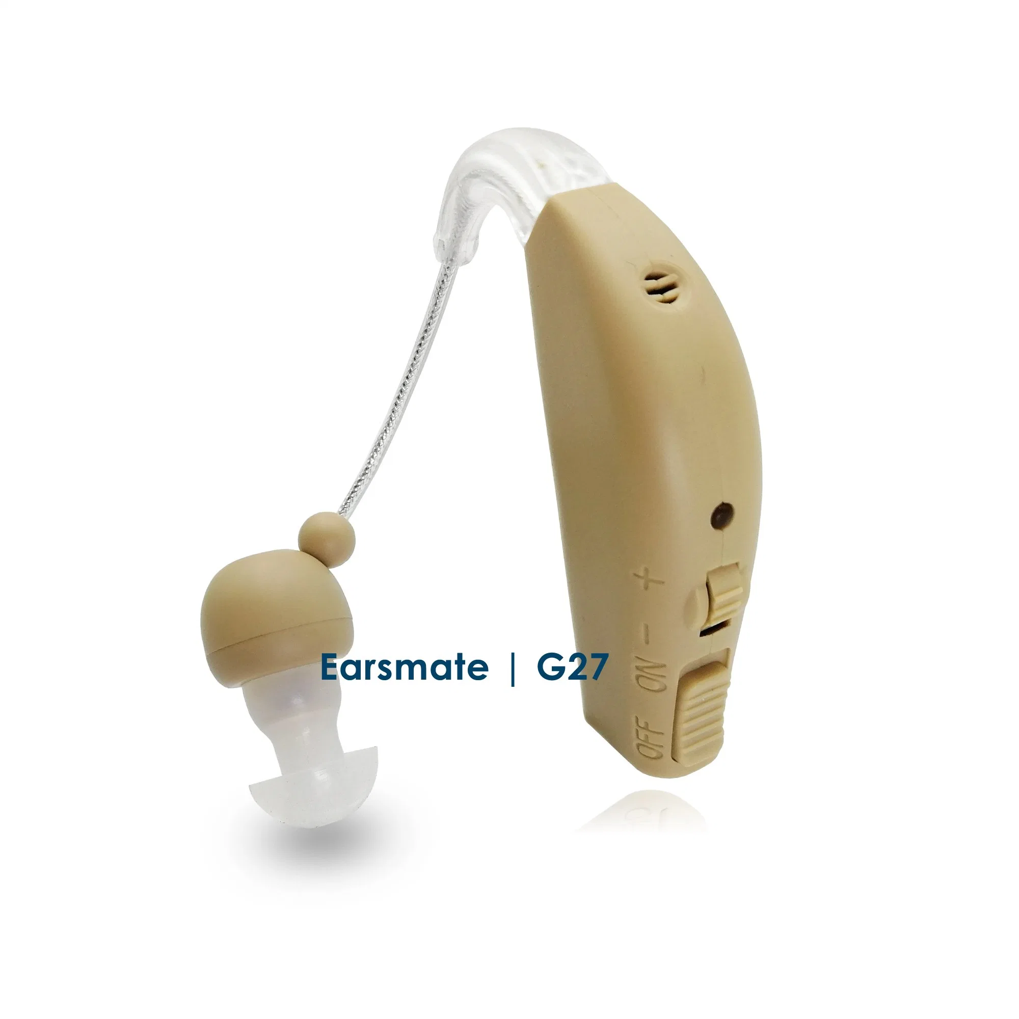 New Digital Ear Sound Device Rechargeable Analog OTC Hearing Aid Product Audifonos Mini Behind The Ear Battery Bte Aids Amplifier Price for Seniors Hearing Loss