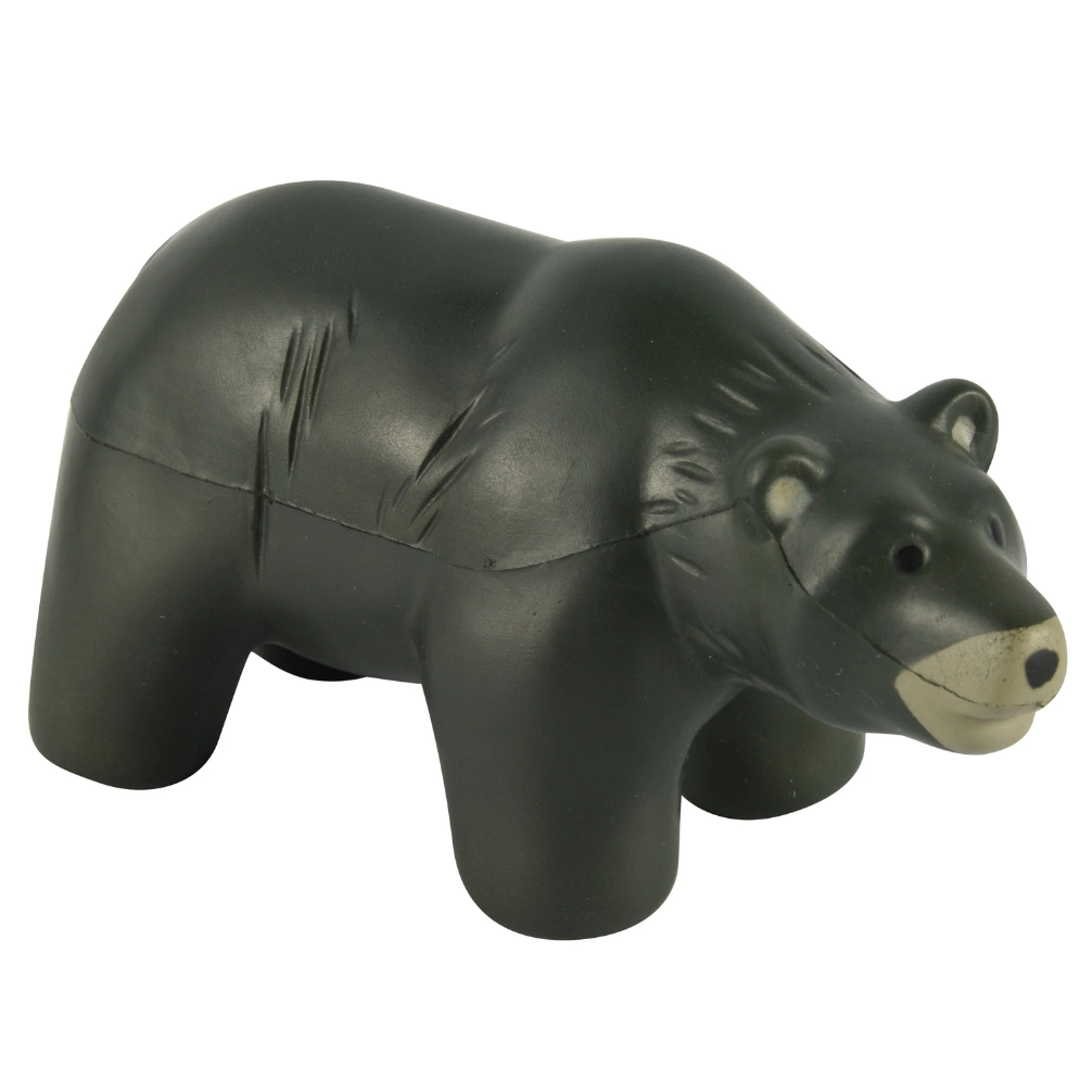 Wholesale Bear Shape PU Foam Anti Stress Novelty Education Toys Custom Animals Stress Ball